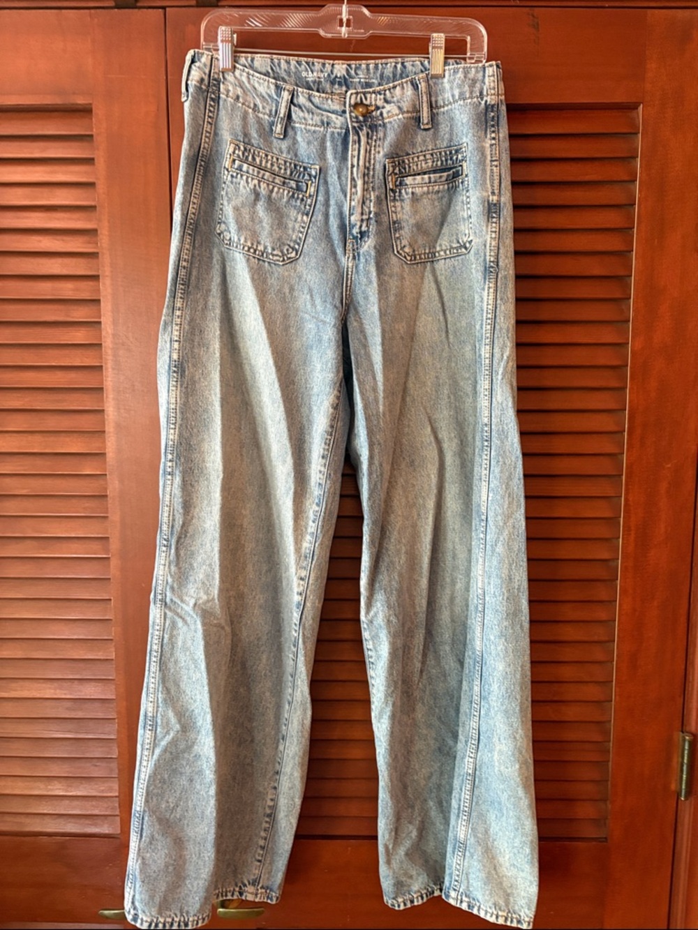Old Navy Light Blue Wide-Leg Jeans